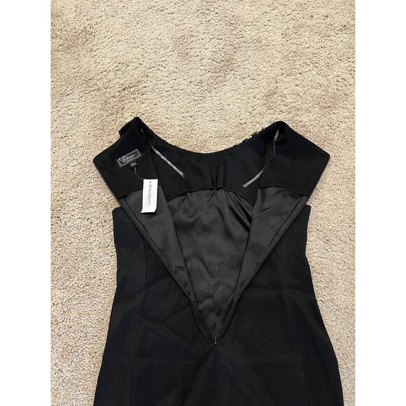 Dressbarn Dress Barn Rhinestone Neckline Embellished Bib Black Dress Size 4 NWT - Picture 8 of 11